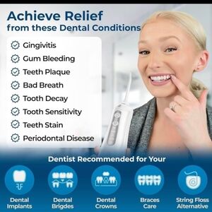 Water Flosser Cordless Pick for Teeth